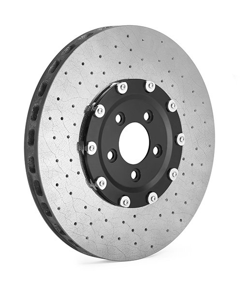 IL PIÙ AVANZATO DISCO FRENO IN CARBONIO CERAMICO, SVILUPPATO DA BREMBO SGL CARBON CERAMIC BRAKES (BSCCB), APPLICATO PER LA PRIMA VOLTA SU FORD GT MK II